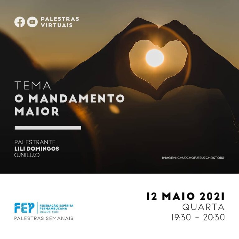 Palestra Pública FEP Quarta Feira 12 de maio 2021 remota sem